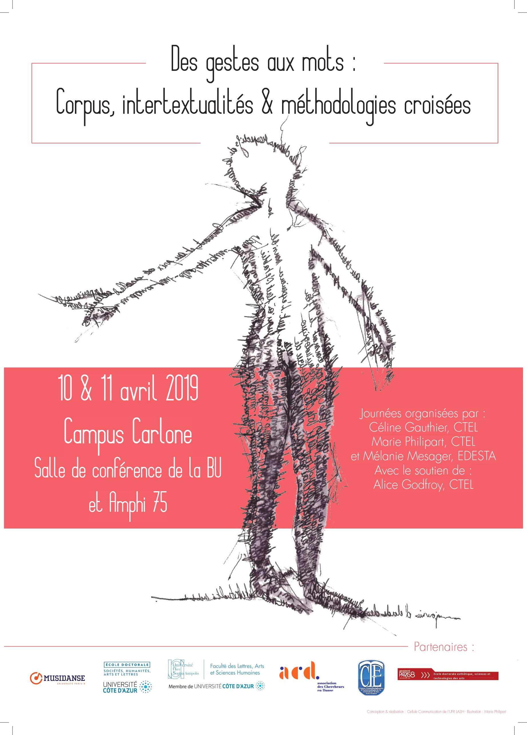 Des gestes aux mots - Affiche 