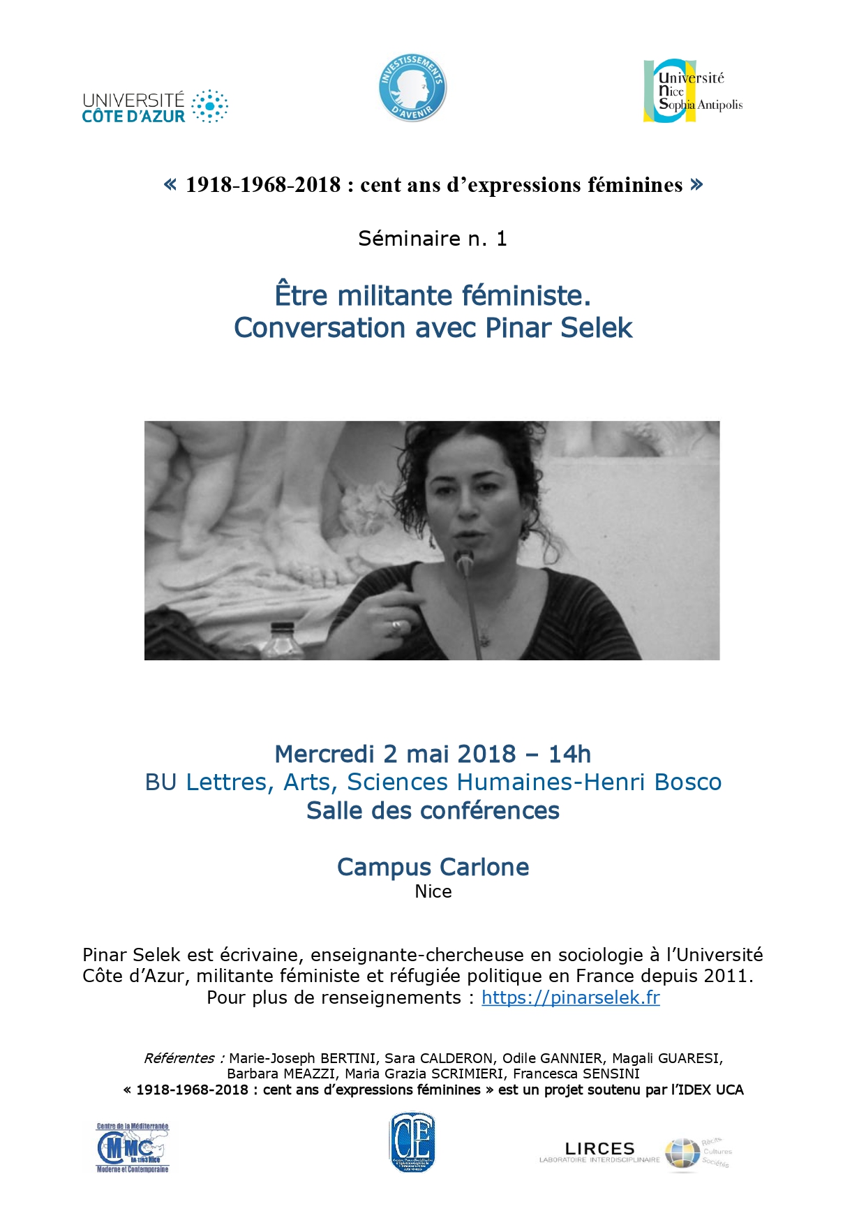 Être militante féministe - Affiche