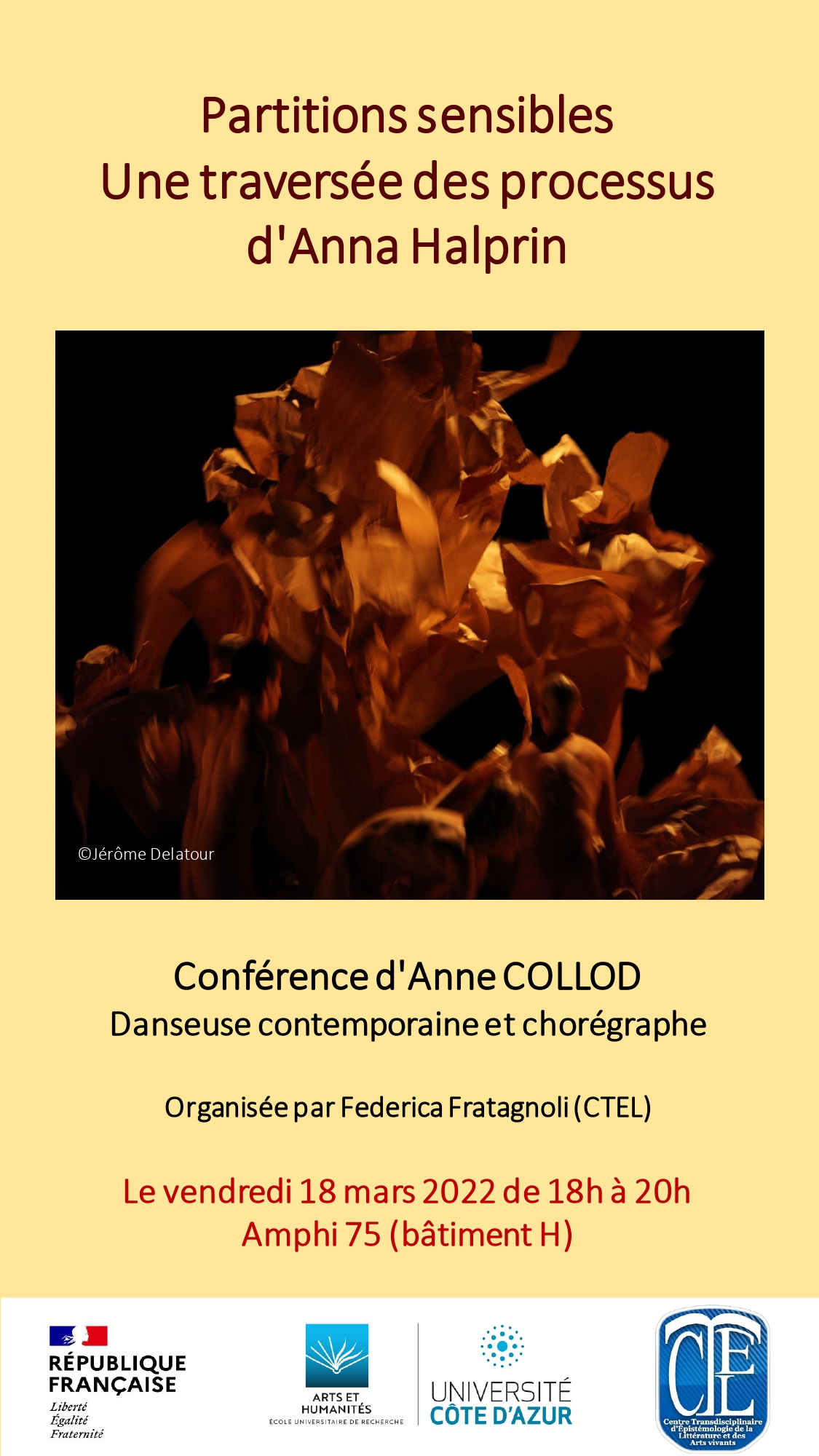 Conférence Anne Collod - Affiche